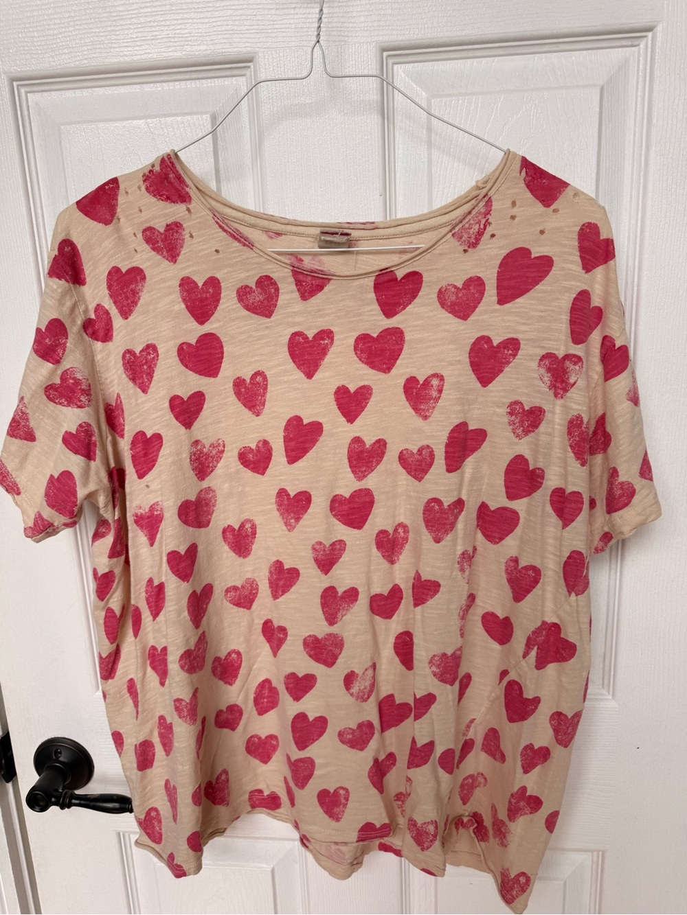MP Pink Heart Print Short Sleeve Tee - Picture 3 of 5